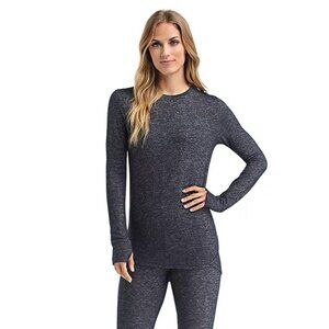 #1422 Women's Cuddl Duds® Soft Knit Long Sleeve Crew Top,